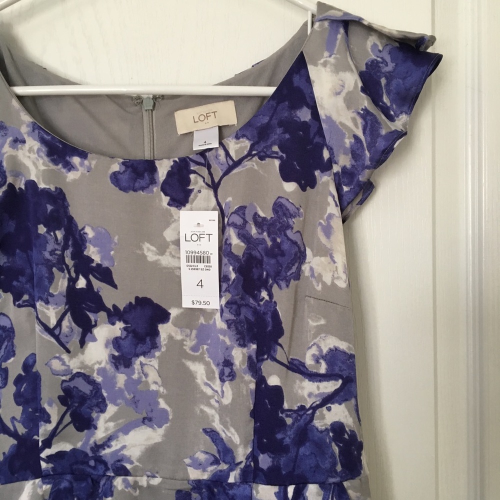 NWT floral Loft dress